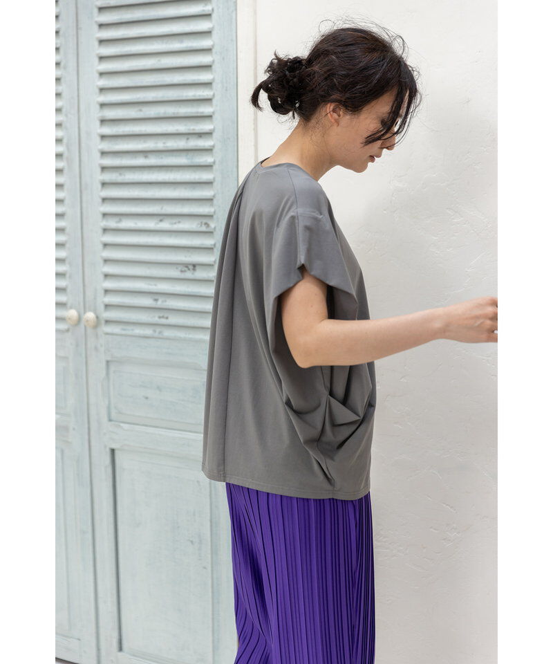  「アシンメトリータックTシャツ」|Tシャツ・カットソー|