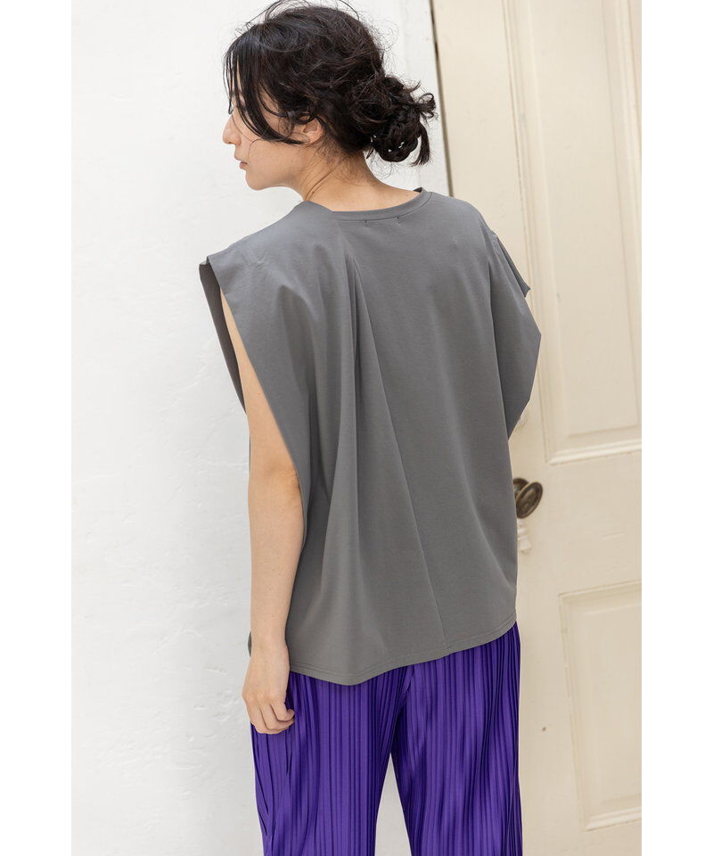  「アシンメトリータックTシャツ」|Tシャツ・カットソー|