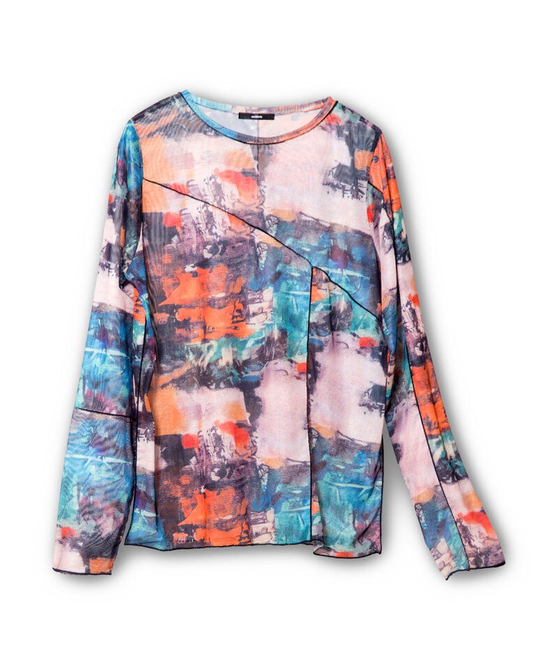  「メロー切替長袖Tシャツ」|Tシャツ・カットソー|