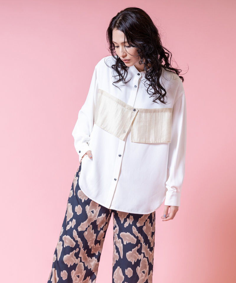  「レイヤードシャツブラウス」|シャツ・ブラウス|