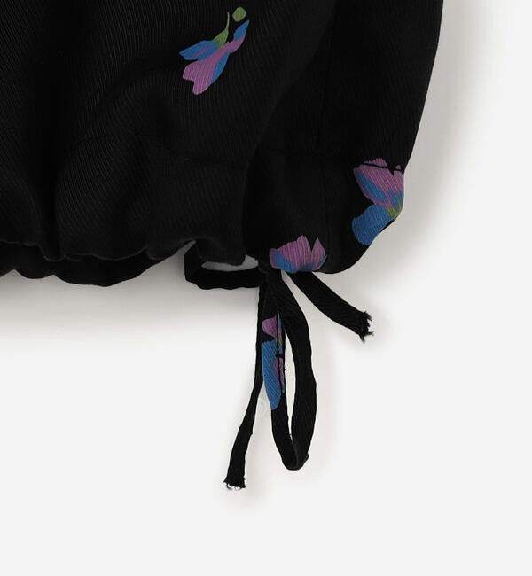 LE GLAZIK「LE GLAZIK | ツイルプリント エラスティックパンツ WOMEN」|チノ|