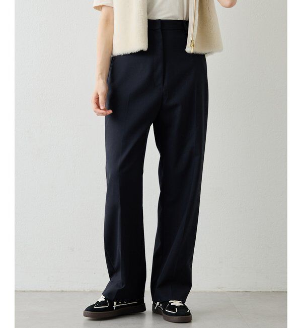  「平織りセンタープレスパンツ」|チノ|