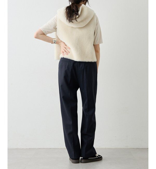  「平織りセンタープレスパンツ」|チノ|