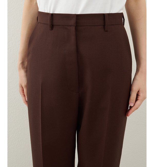  「平織りセンタープレスパンツ」|チノ|