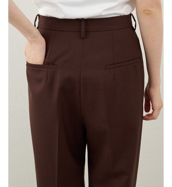  「平織りセンタープレスパンツ」|チノ|