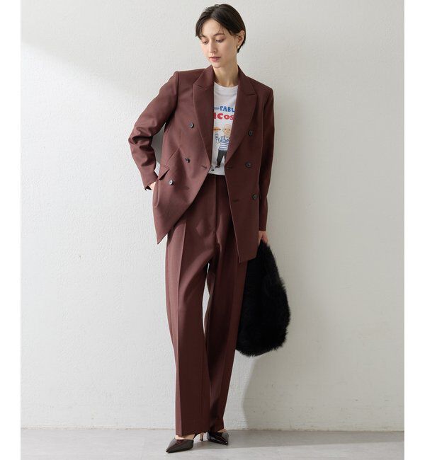  「平織りセンタープレスパンツ」|チノ|