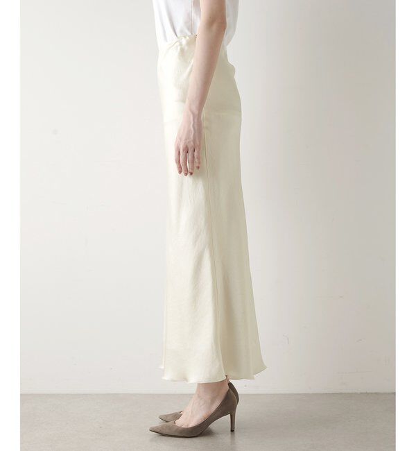  「サテンフレアスカート」|スカート|