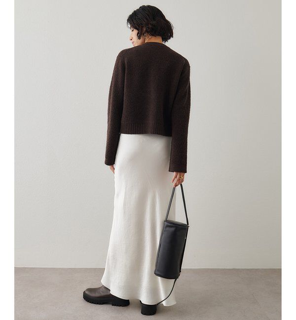  「サテンフレアスカート」|スカート|