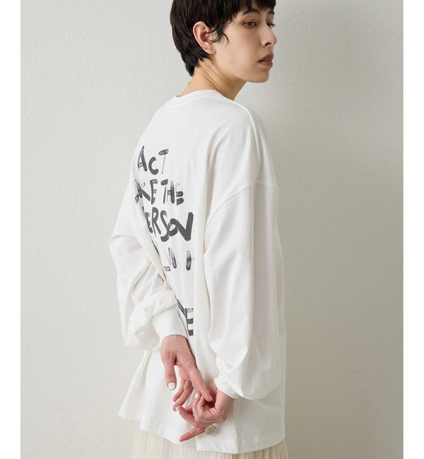 THE PAUSE「【THE PAUSE】バックロゴロンTEE」|Tシャツ・カットソー|