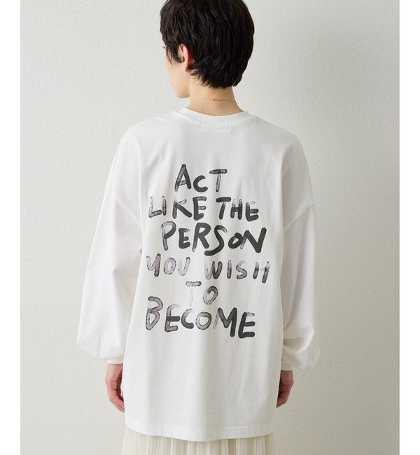 THE PAUSE「【THE PAUSE】バックロゴロンTEE」|Tシャツ・カットソー|