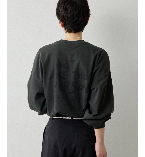 THE PAUSE「【THE PAUSE】バックロゴロンTEE」|Tシャツ・カットソー|