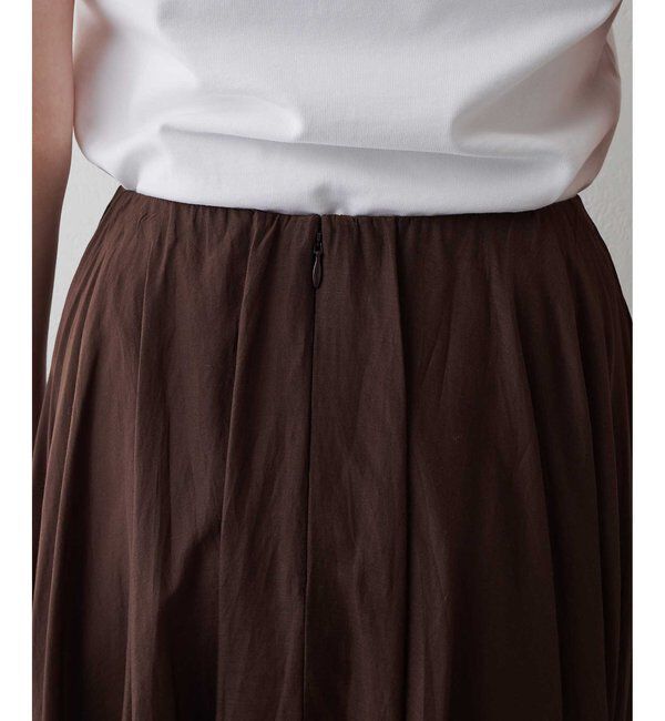  「【WEB＆一部店舗限定カラーあり】コットンシルクフレアスカート」|スカート|