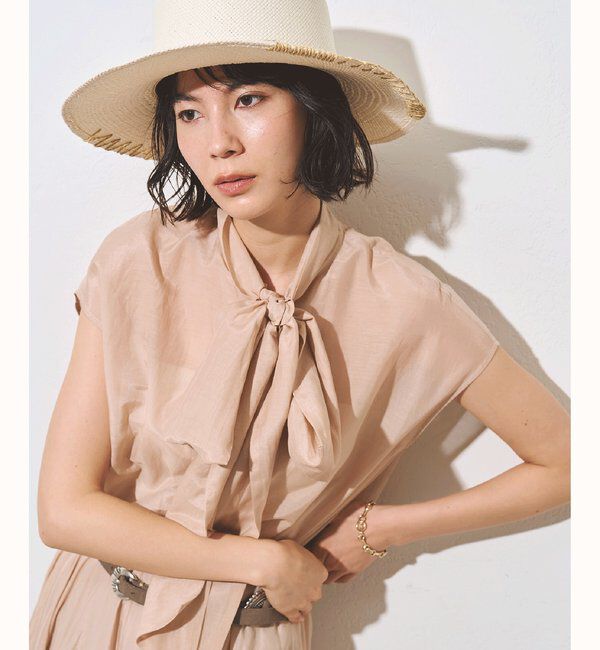  「【WEB＆一部店舗限定カラーあり】コットンシルクボウブラウス」|シャツ・ブラウス|