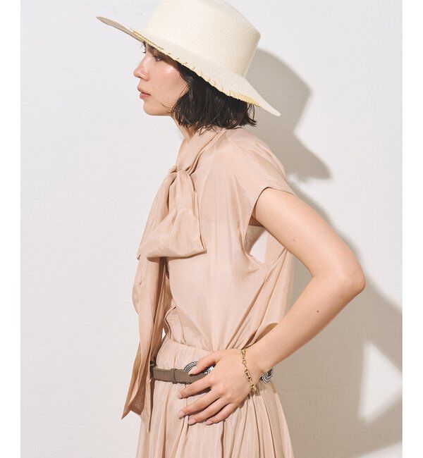  「【WEB＆一部店舗限定カラーあり】コットンシルクボウブラウス」|シャツ・ブラウス|