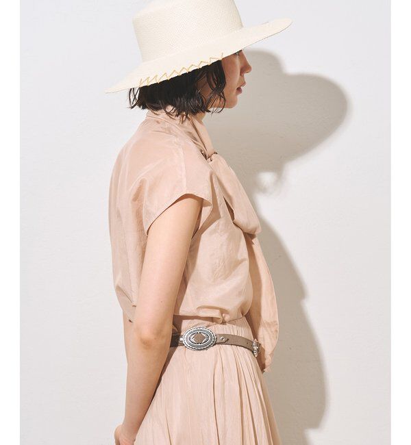  「【WEB＆一部店舗限定カラーあり】コットンシルクボウブラウス」|シャツ・ブラウス|