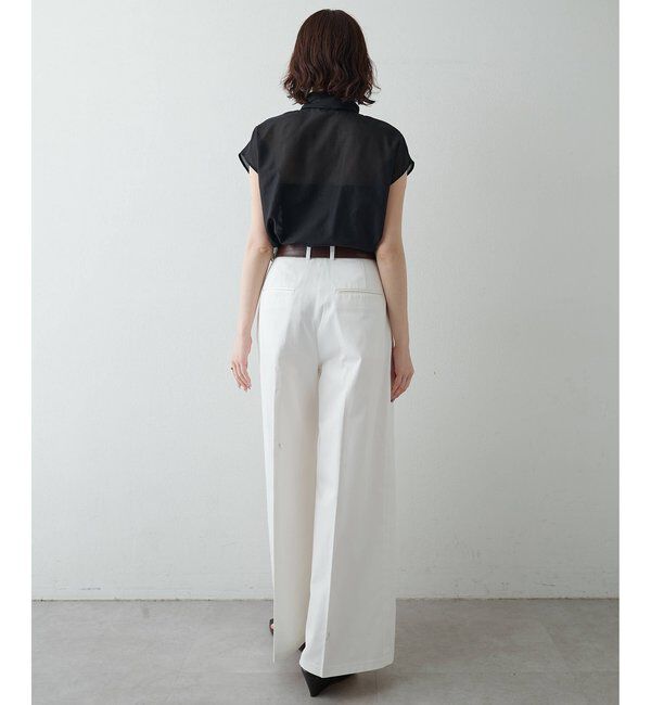  「【WEB＆一部店舗限定カラーあり】コットンシルクボウブラウス」|シャツ・ブラウス|