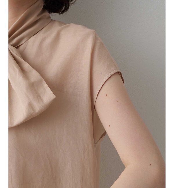  「【WEB＆一部店舗限定カラーあり】コットンシルクボウブラウス」|シャツ・ブラウス|