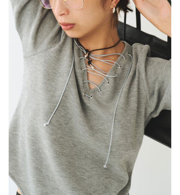  「＜WEB限定＞【Nuition】ドロップコードネックレス」|リング|