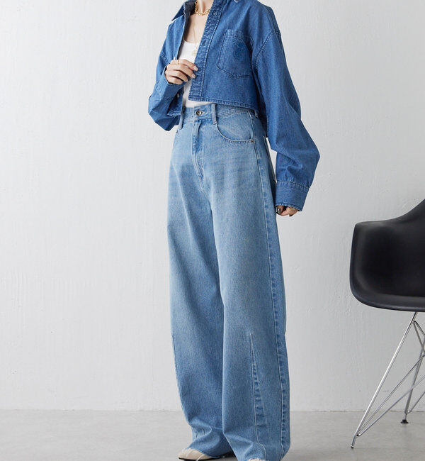  「【累計販売2.５万本】ブルージュデニム」|デニム|