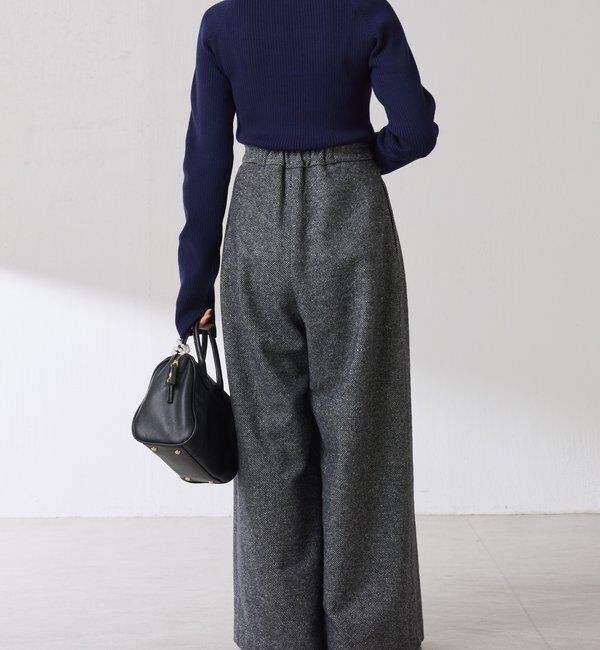  「深スクエアリブニット」|ニット・セーター|