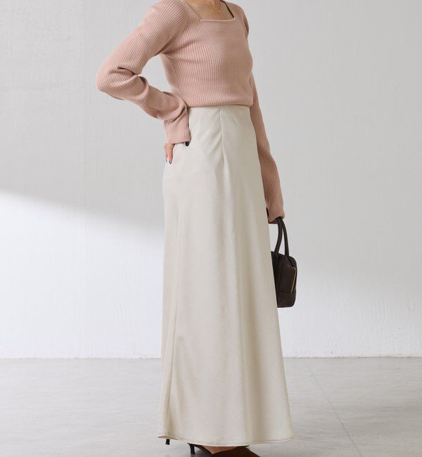  「深スクエアリブニット」|ニット・セーター|