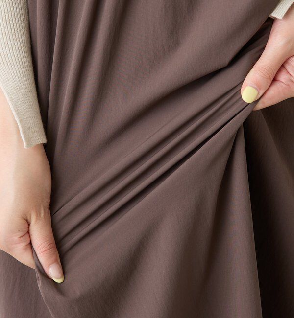  「ニットドッキングフレアワンピース」|ワンピース|