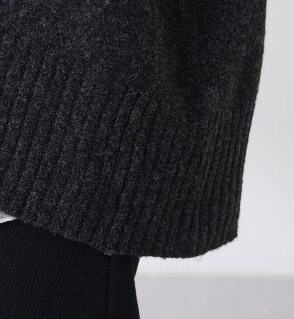  「ウール混スリットタートルニット」|ニット・セーター|