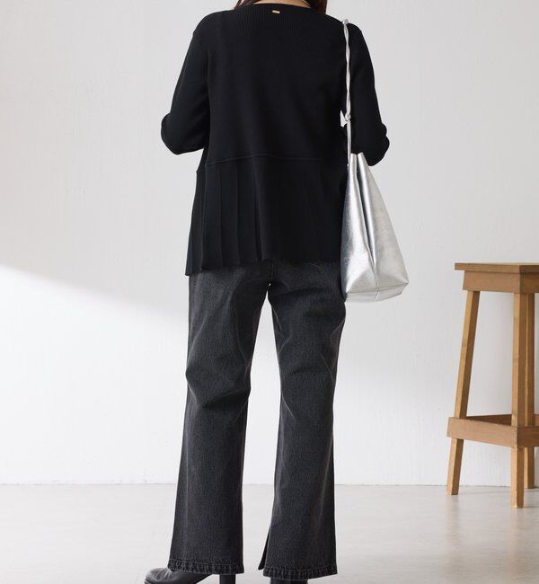  「リブペプラムカーディガン」|ニット・セーター|