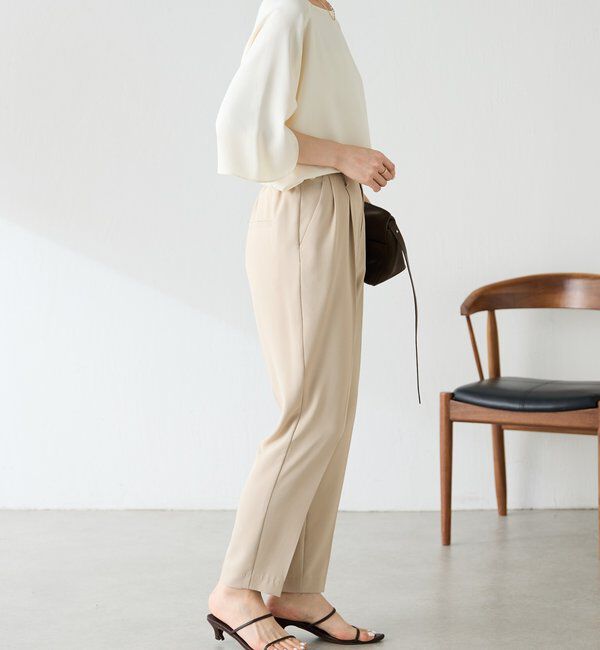  「ジャージスリムテーパードパンツ/セレモニー」|チノ|