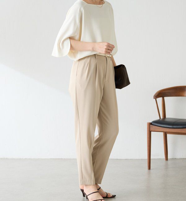  「ジャージスリムテーパードパンツ/セレモニー」|チノ|