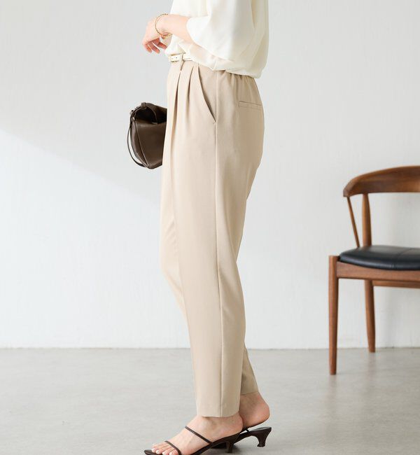  「ジャージスリムテーパードパンツ/セレモニー」|チノ|