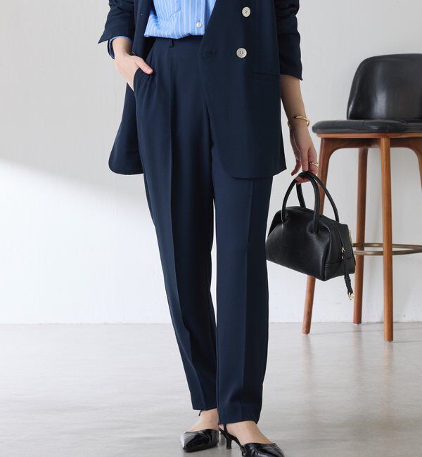  「ジャージスリムテーパードパンツ/セレモニー」|チノ|