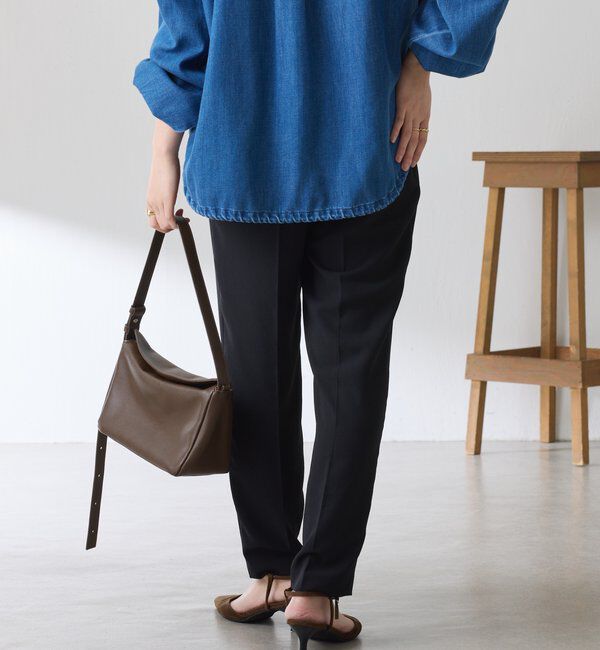 「ジャージスリムテーパードパンツ/セレモニー」|チノ|