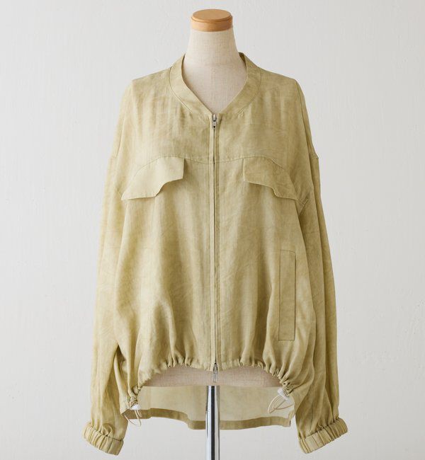  「バックロングZIPブルゾン」|ベスト・ジレ|