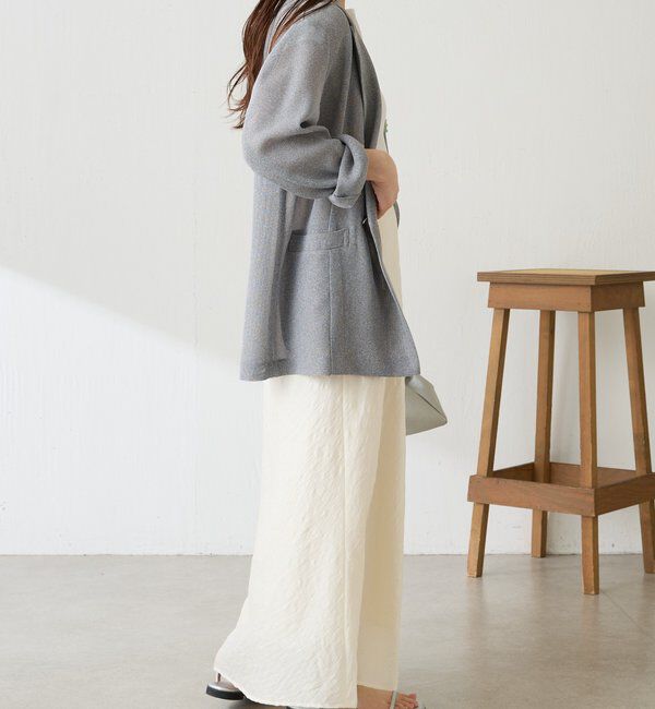  「【上品見え】シアージャガードフレアスカート」|スカート|