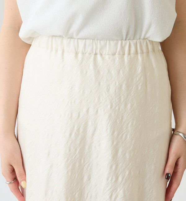  「【上品見え】シアージャガードフレアスカート」|スカート|