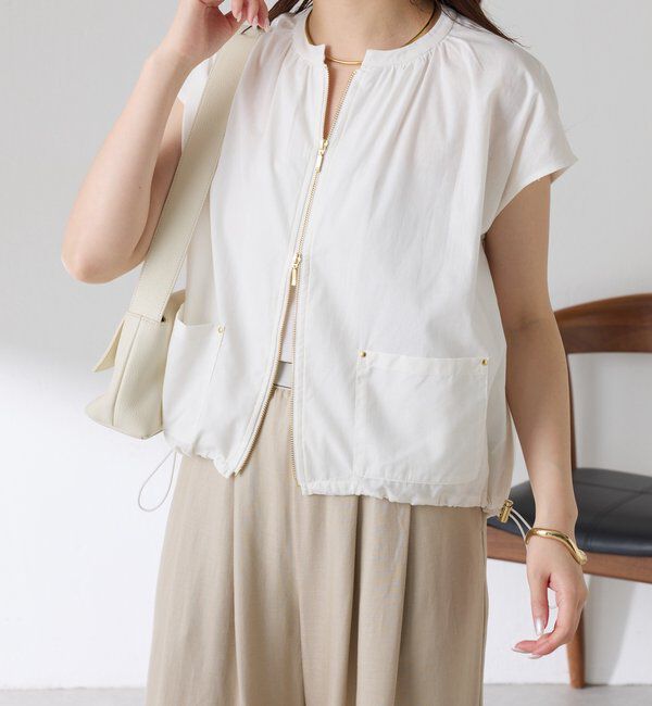  「コットンシアーフレンチベスト」|ベスト・ジレ|