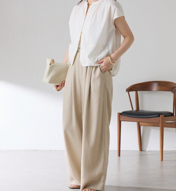  「コットンシアーフレンチベスト」|ベスト・ジレ|