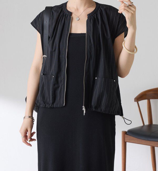  「コットンシアーフレンチベスト」|ベスト・ジレ|