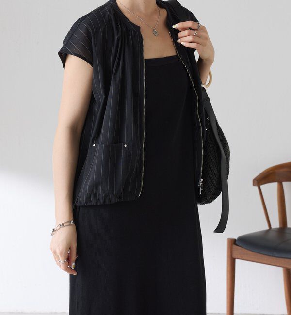  「コットンシアーフレンチベスト」|ベスト・ジレ|