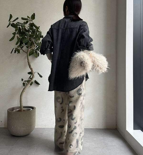  「【新色追加】ダメージデニムシャツ」|シャツ・ブラウス|