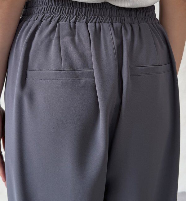  「【累計販売数3万枚突破/21色4サイズ展開！】タックワイドパンツ」|チノ|