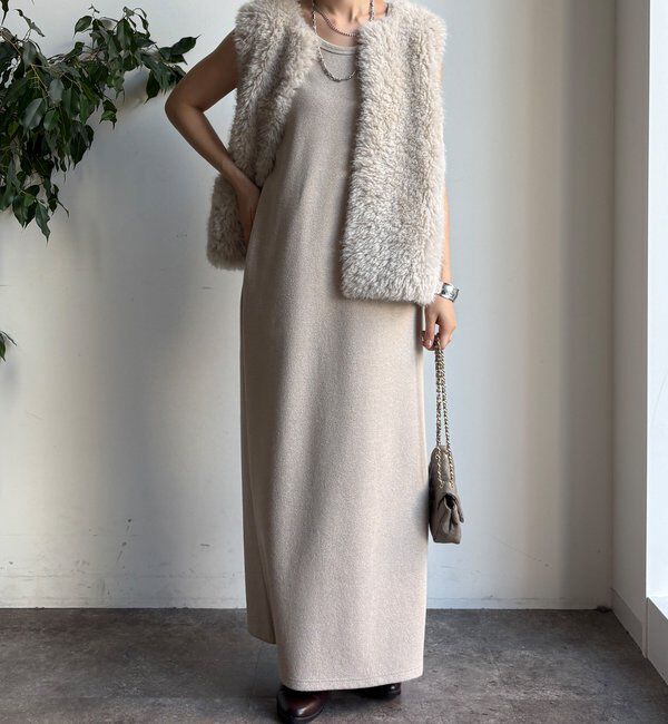  「【全骨格細見え】ブークレーダンボールタンクワンピース」|ワンピース|