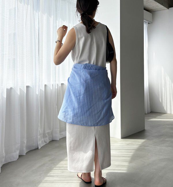  「【全骨格細見え】ブークレーダンボールタンクワンピース」|ワンピース|