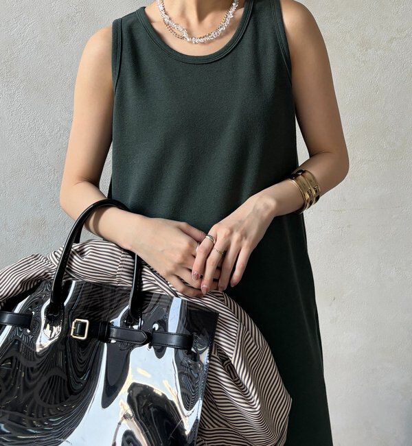  「【全骨格細見え】ブークレーダンボールタンクワンピース」|ワンピース|