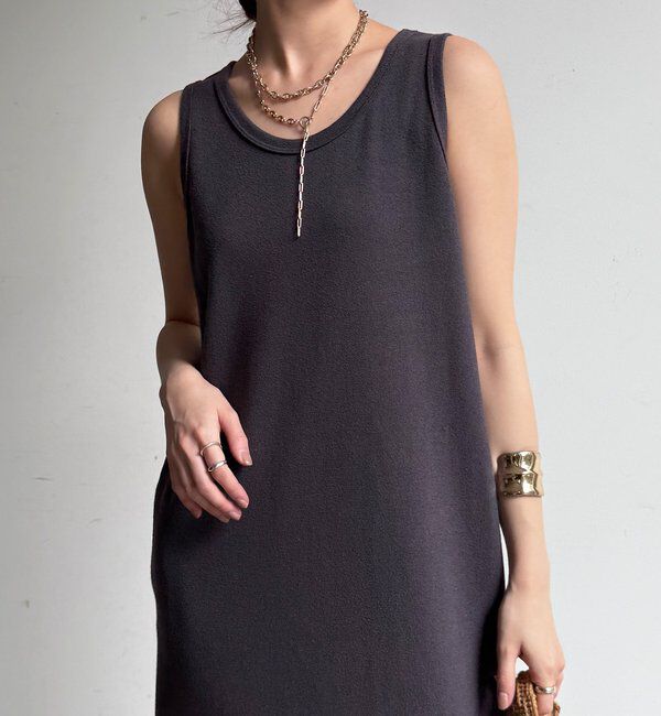  「【全骨格細見え】ブークレーダンボールタンクワンピース」|ワンピース|