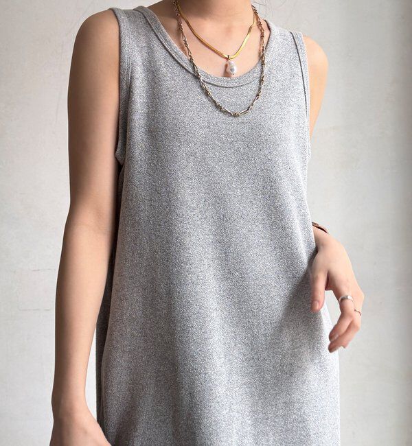  「【全骨格細見え】ブークレーダンボールタンクワンピース」|ワンピース|