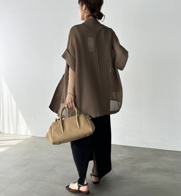  「【全骨格細見え】ブークレーダンボールタンクワンピース」|ワンピース|