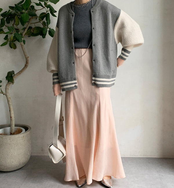  「キュプラ混フレアスカート」|スカート|