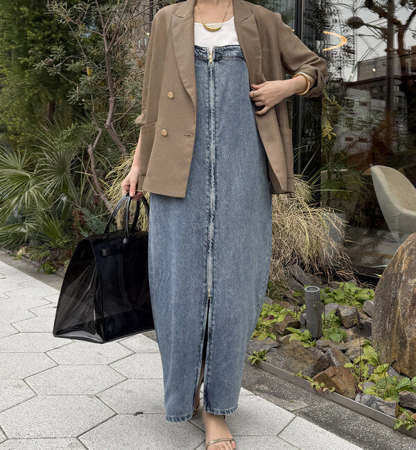  「リヨセルデニムジャンスカ」|ワンピース|